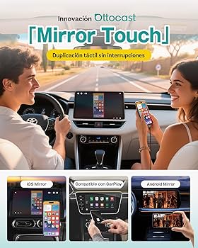 Amazon.com: OTTOCAST Mirror Touch Wireless CarPlay Adapter